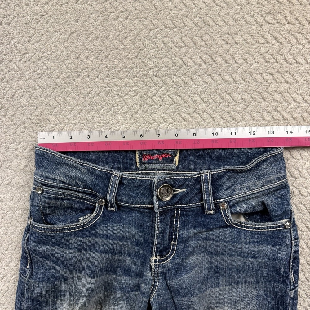Wrangler Denim Cowgirl Jeans‎ Tall Juniors 1/2X34 (27x34) Flap Pocket Western - Picture 10 of 16